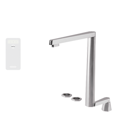 Selsiuz Osiris Hexagon 4-in-1 Inox designerkraan