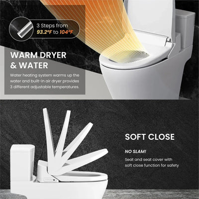 VOVO VB-6000SE - Elektronische Bidet-toiletbril (Washlet) - afbeelding 3