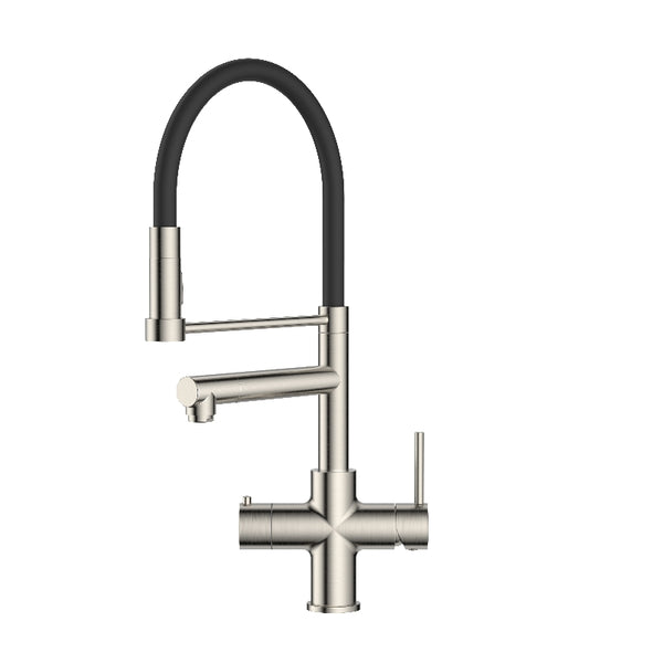 4-in-1 functionaliteit: koud, warm, gefilterd en kokend waterDuurzaam RVS ontwerp voor een stijlvolle uitstralingFlexibele aansluiting voor gemakkelijke installatieVeilige, kindvriendelijke bediening voor kokend waterEnergiezuinig met stand-by verbruik van slechts 0,5 kWh per dagGeschikt voor keukens van elk formaat 1