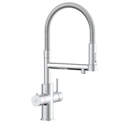 HOWAT | 3-in-1 | Kokend Waterkraan | Flexibele Uitloop | Gun Metal | Chroom | RVS | Zwart - afbeelding 3