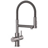 HOWAT | 3-in-1 | Kokend Waterkraan | Flexibele Uitloop | Gun Metal | Chroom | RVS | Zwart - afbeelding 1