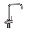 HOWAT | 3-in-1 | Kokend Waterkraan | Haakse Uitloop | Gun Metal | Zwart | RVS | Goud - afbeelding 2