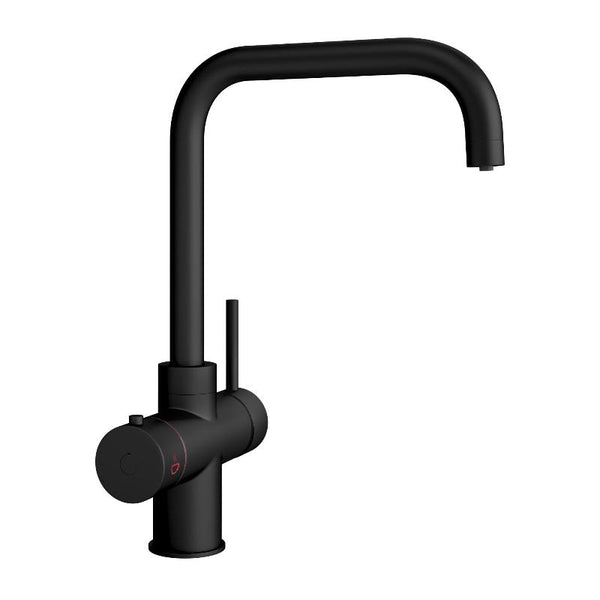 HOWAT | 3-in-1 | Kokend Waterkraan | Haakse Uitloop | Gun Metal | Zwart | RVS | Goud - afbeelding 3