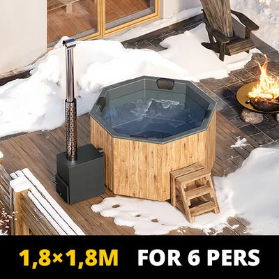 Baltresto Hottub Fiberglas - Octa (6 personen) - afbeelding 1